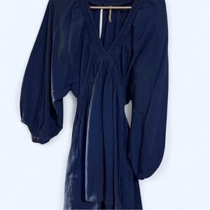 Free People Navy Blue Dress